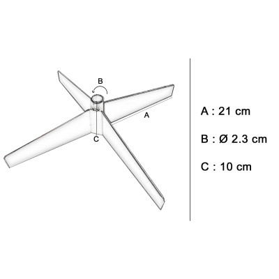 Support de broche à kebab / GOLDINOX Support de broche à kebab / GOLDINOX