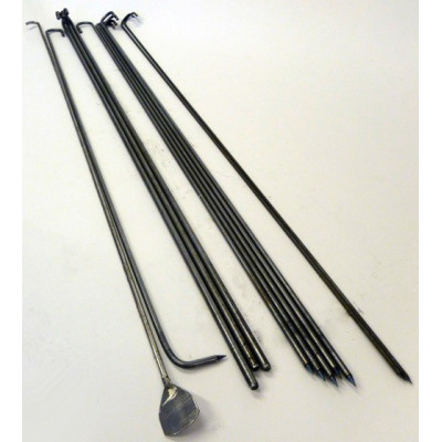 Lot broches/baguettes pour Four Tandoori / GOLDINOX Lot broches/baguettes pour Four Tandoori / GOLDINOX