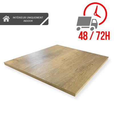 Plateau de table 70x70 cm - Chêne / GOLDINOX Plateau de table 70x70 cm - Chêne / GOLDINOX