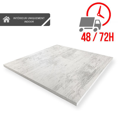 Plateau de table 70x70 cm - Blanc Antique / GOLDINOX Plateau de table 70x70 cm - Blanc Antique / GOLDINOX