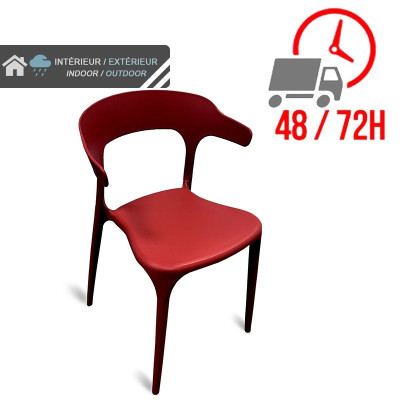 Chaise Lana - Rouge / GOLDINOX Chaise Lana - Rouge / GOLDINOX
