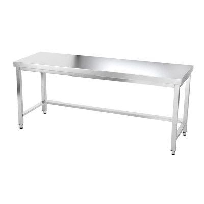 Table inox 2000 x 700 mm avec renfort / GOLDINOX Table inox 2000 x 700 mm avec renfort / GOLDINOX