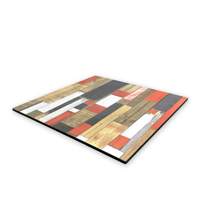 Plateau de table compact 70x70 cm stratifié - Rétro / GOLDINOX Plateau de table compact 70x70 cm stratifié - Rétro / GOLDINOX