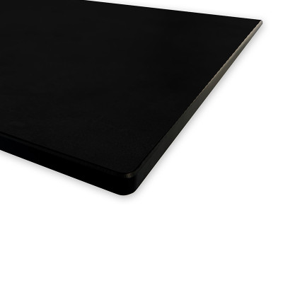 Plateau de table compact 70x70 cm stratifié - Noir / GOLDINOX Plateau de table compact 70x70 cm stratifié - Noir / GOLDINOX