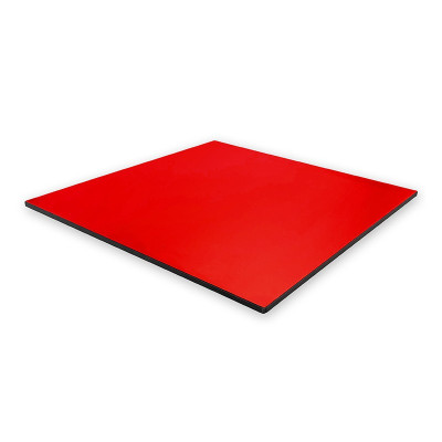 Plateau de table compact 70x70 cm stratifié - Rouge / GOLDINOX Plateau de table compact 70x70 cm stratifié - Rouge / GOLDINOX