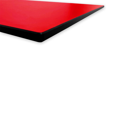 Plateau de table compact 70x70 cm stratifié - Rouge / GOLDINOX Plateau de table compact 70x70 cm stratifié - Rouge / GOLDINOX
