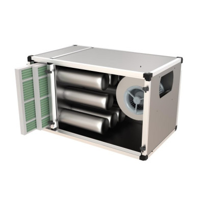 Caisson charbon actif 5000 m³/h avec moteur / GOLDINOX Caisson charbon actif 5000 m³/h avec moteur / GOLDINOX