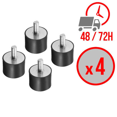 Plot anti-vibratile M8 (lot de 4) / GOLDINOX Plot anti-vibratile M8 (lot de 4) / GOLDINOX
