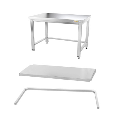 Table inox soubassement 1000 x 600 mm avec renfort / GOLDINOX Table inox soubassement 1000 x 600 mm avec renfort / GOLDINOX