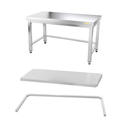 Table inox soubassement 1600 x 600 mm avec renfort / GOLDINOX Table inox soubassement 1600 x 600 mm avec renfort / GOLDINOX