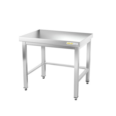 Table inox soubassement 800 x 700 mm avec renfort / GOLDINOX Table inox soubassement 800 x 700 mm avec renfort / GOLDINOX