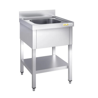 Plonge inox 1 bac - 800 x 700 mm PREMIUM / GOLDINOX Plonge inox 1 bac - 800 x 700 mm PREMIUM / GOLDINOX