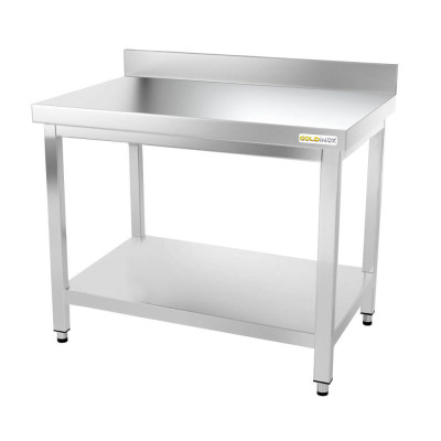 Table inox 1000 x 800 mm adossée / GOLDINOX Table inox 1000 x 800 mm adossée / GOLDINOX