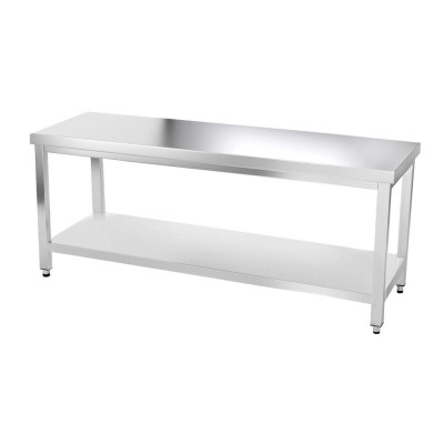 Table inox 1800 x 800 mm avec renfort / GOLDINOX Table inox 1800 x 800 mm avec renfort / GOLDINOX