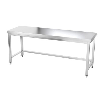 Table inox 2000 x 800 mm avec renfort / GOLDINOX Table inox 2000 x 800 mm avec renfort / GOLDINOX