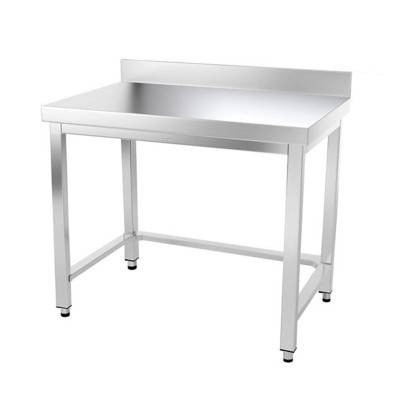 Table inox 1200 x 800 mm adossée avec renfort / GOLDINOX Table inox 1200 x 800 mm adossée avec renfort / GOLDINOX