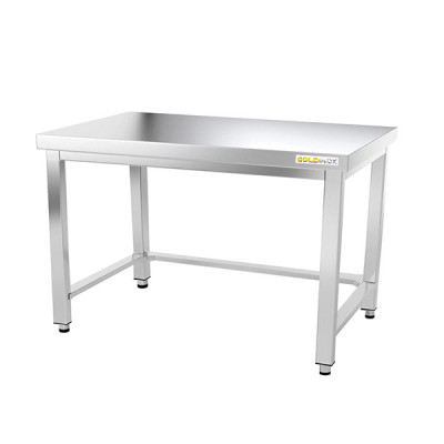 Table inox soubassement 1600 x 800 mm avec renfort / GOLDINOX Table inox soubassement 1600 x 800 mm avec renfort / GOLDINOX