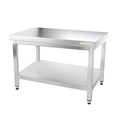 Table inox soubassement 1600 x 800 mm avec renfort / GOLDINOX Table inox soubassement 1600 x 800 mm avec renfort / GOLDINOX