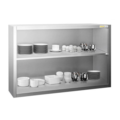 Placard mural inox 1000 x 400 mm / Hauteur 800 mm ouvert PREMIUM / GOLDINOX Placard mural inox 1000 x 400 mm / Hauteur 800 mm ouvert PREMIUM / GOLDINOX