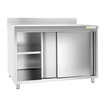 Meuble bas inox 2000 x 800 mm adossée / GOLDINOX Meuble bas inox 2000 x 800 mm adossée / GOLDINOX