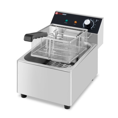 Friteuse électrique 6 Litres à poser - 3 kW / GOLDINOX Friteuse électrique 6 Litres à poser - 3 kW / GOLDINOX