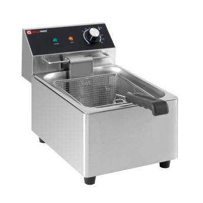 Friteuse électrique 6 Litres à poser - 3 kW / GOLDINOX Friteuse électrique 6 Litres à poser - 3 kW / GOLDINOX