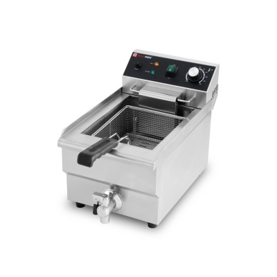 Friteuse électrique 10 Litres avec robinet de vidange à poser - 3 kW / GOLDINOX Friteuse électrique 10 Litres avec robinet de vidange à poser - 3 kW / GOLDINOX