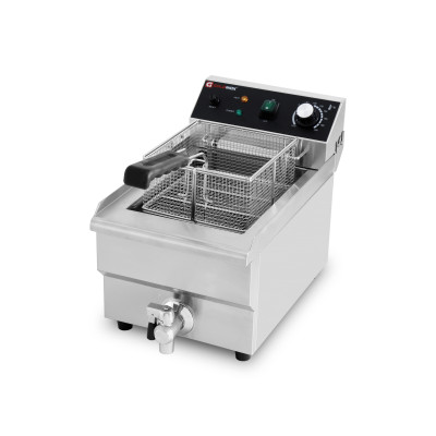 Friteuse électrique 10 Litres avec robinet de vidange à poser - 3 kW / GOLDINOX Friteuse électrique 10 Litres avec robinet de vidange à poser - 3 kW / GOLDINOX