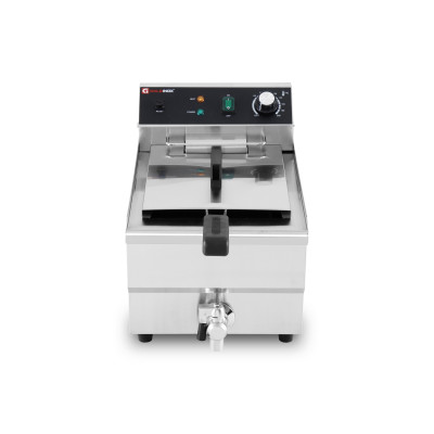Friteuse électrique 13 Litres avec robinet de vidange à poser - 3,25 kW / GOLDINOX Friteuse électrique 13 Litres avec robinet de vidange à poser - 3,25 kW / GOLDINOX