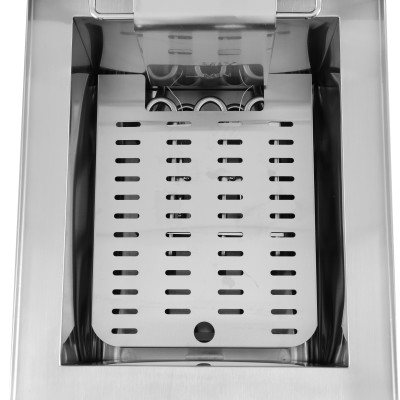 Friteuse électrique 13 Litres avec robinet de vidange à poser - 3,25 kW / GOLDINOX Friteuse électrique 13 Litres avec robinet de vidange à poser - 3,25 kW / GOLDINOX