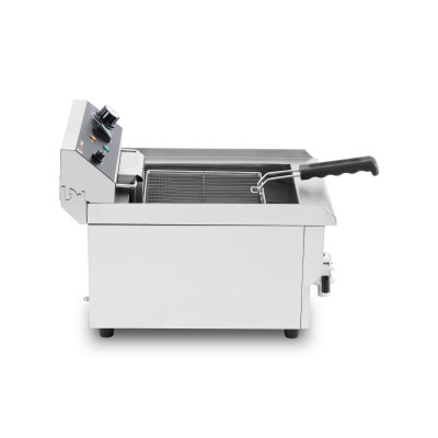 Friteuse électrique 13 Litres avec robinet de vidange à poser - 3,25 kW / GOLDINOX Friteuse électrique 13 Litres avec robinet de vidange à poser - 3,25 kW / GOLDINOX