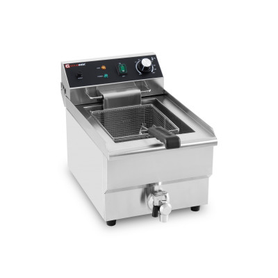 Friteuse électrique 13 Litres avec robinet de vidange à poser - 3,25 kW / GOLDINOX Friteuse électrique 13 Litres avec robinet de vidange à poser - 3,25 kW / GOLDINOX
