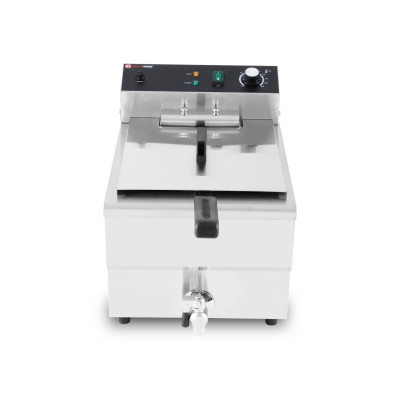 Friteuse électrique 16 Litres avec robinet de vidange à poser - 5 kW (400V) / GOLDINOX Friteuse électrique 16 Litres avec robinet de vidange à poser - 5 kW (400V) / GOLDINOX