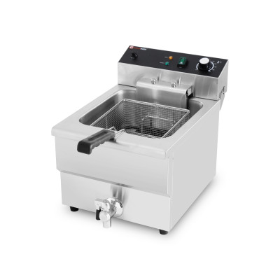 Friteuse électrique 16 Litres avec robinet de vidange à poser - 5 kW (400V) / GOLDINOX Friteuse électrique 16 Litres avec robinet de vidange à poser - 5 kW (400V) / GOLDINOX