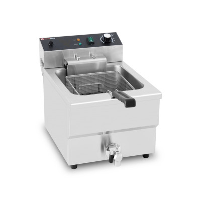 Friteuse électrique 16 Litres avec robinet de vidange à poser - 5 kW (400V) / GOLDINOX Friteuse électrique 16 Litres avec robinet de vidange à poser - 5 kW (400V) / GOLDINOX
