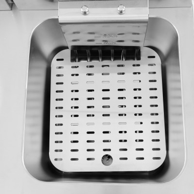 Friteuse électrique 2 x 16 Litres avec robinet de vidange à poser - 10 kW (400V) / GOLDINOX Friteuse électrique 2 x 16 Litres avec robinet de vidange à poser - 10 kW (400V) / GOLDINOX