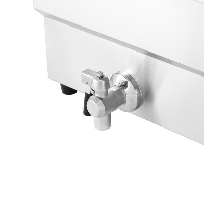 Friteuse électrique 2 x 16 Litres avec robinet de vidange à poser - 10 kW (400V) / GOLDINOX Friteuse électrique 2 x 16 Litres avec robinet de vidange à poser - 10 kW (400V) / GOLDINOX
