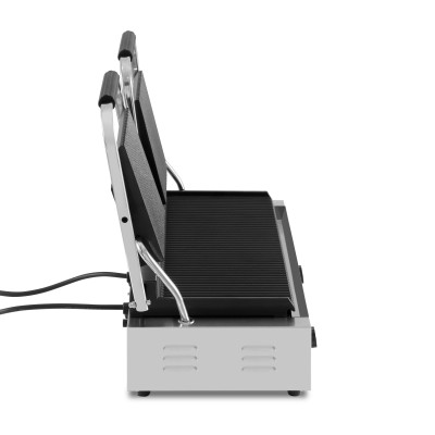 Contact Grill Panini Double Rainuré Haut et Bas - 498 x 283 mm / GOLDINOX Contact Grill Panini Double Rainuré Haut et Bas - 498 x 283 mm / GOLDINOX