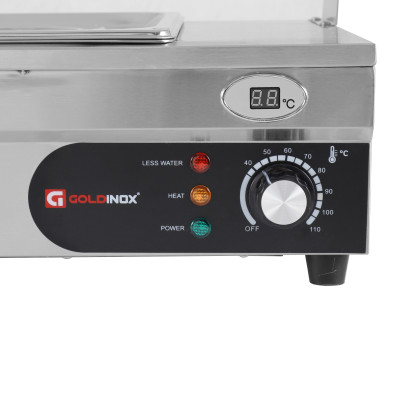 Bain marie avec robinet de vidange GN 1/1 Bain marie avec robinet de vidange GN 1/1