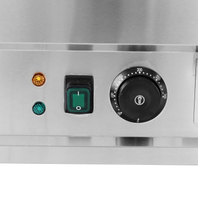 Plaque de cuisson en acier lisse électrique professionnelle 660 mm - GOLDINOX Plaque de cuisson en acier lisse électrique professionnelle 660 mm - GOLDINOX