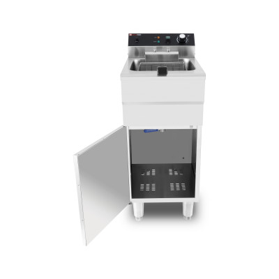 Friteuse sur coffre électrique professionnelle 16L - 400V - GOLDINOX Friteuse sur coffre électrique professionnelle 16L - 400V - GOLDINOX