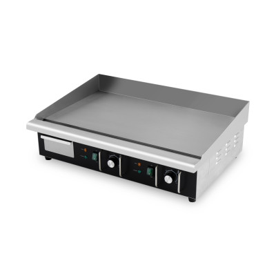 Plaque de cuisson en acier lisse électrique professionnelle 730 mm - 400V - GOLDINOX
