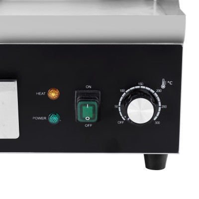 Plaque de cuisson en acier lisse électrique professionnelle 360 mm - GOLDINOX Plaque de cuisson en acier lisse électrique professionnelle 360 mm - GOLDINOX