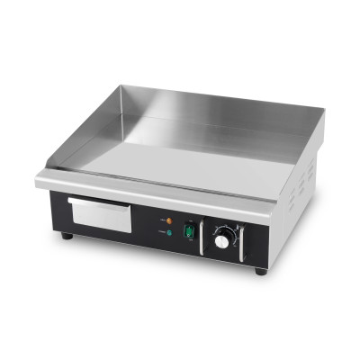 Plaque de cuisson en chrome lisse électrique professionnelle 550 mm - GOLDINOX Plaque de cuisson en chrome lisse électrique professionnelle 550 mm - GOLDINOX