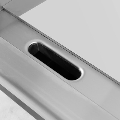 Plaque de cuisson en chrome lisse électrique professionnelle 550 mm - GOLDINOX Plaque de cuisson en chrome lisse électrique professionnelle 550 mm - GOLDINOX