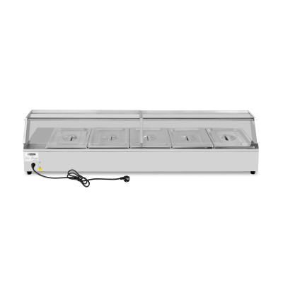 Bain marie avec robinet de vidange professionnel - 3 x GN1/2 - GOLDINOX Bain marie avec robinet de vidange professionnel - 3 x GN1/2 - GOLDINOX