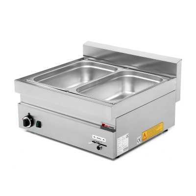Bain marie électrique professionnel 2 x GN 1/1 - GOLDINOX Bain marie électrique professionnel 2 x GN 1/1 - GOLDINOX