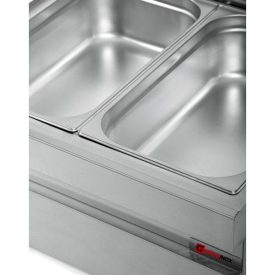 Bain marie électrique professionnel 2 x GN 1/1 - GOLDINOX Bain marie électrique professionnel 2 x GN 1/1 - GOLDINOX