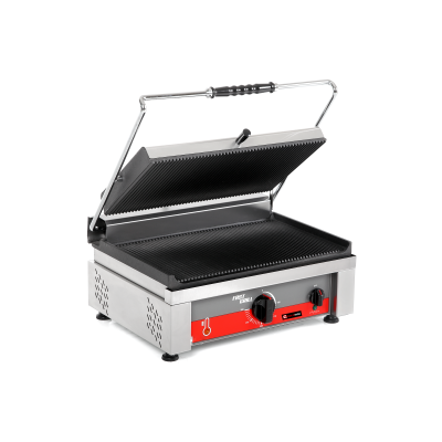 Contact Grill Extra Large haut et bas Rainuré (450x270 mm) PREMIUM / GOLDINOX Contact Grill Extra Large haut et bas Rainuré (450x270 mm) PREMIUM / GOLDINOX