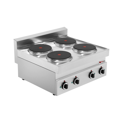 Cuisinière électrique professionnelle 4 zones - 400V - GOLDINOX Cuisinière électrique professionnelle 4 zones - 400V - GOLDINOX